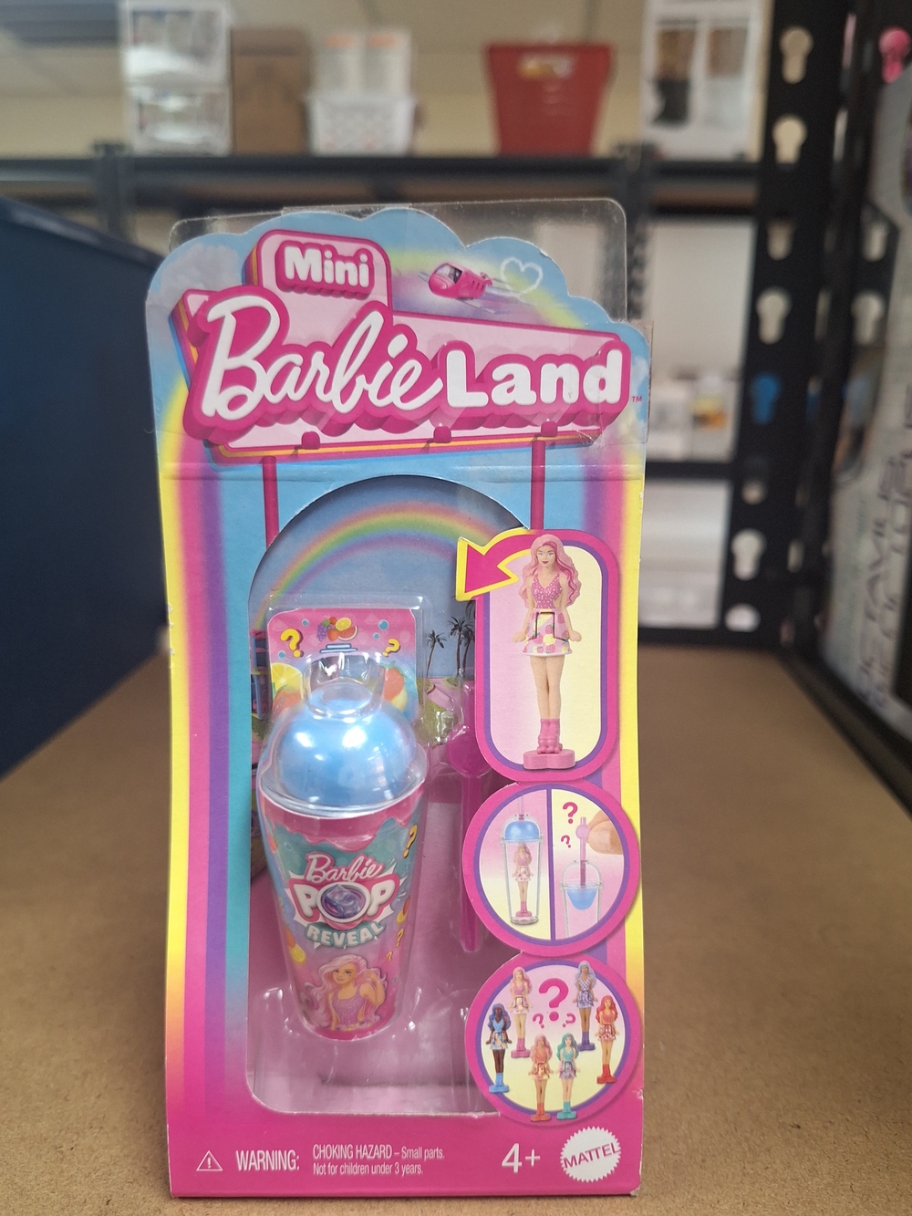 Mattel Mini BarbieLand Surprise Reveal Toy - Blue & Pink